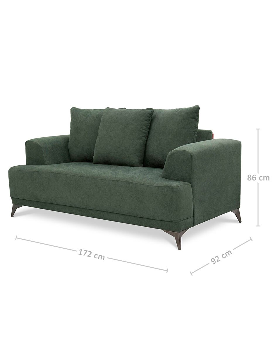 Love seat bria de tela 6