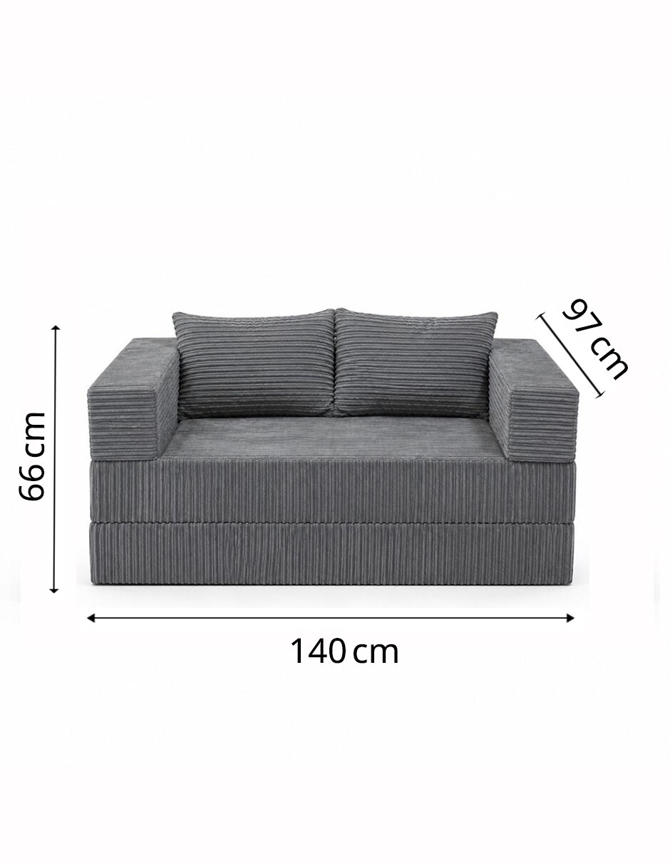 Sofá cama armable Multifuncional de espuma comprimida 6