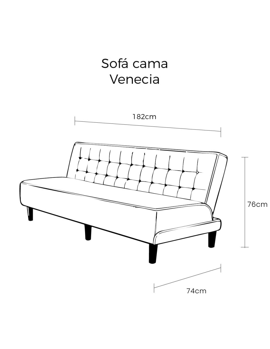 Sofá cama armable de madera pino 8