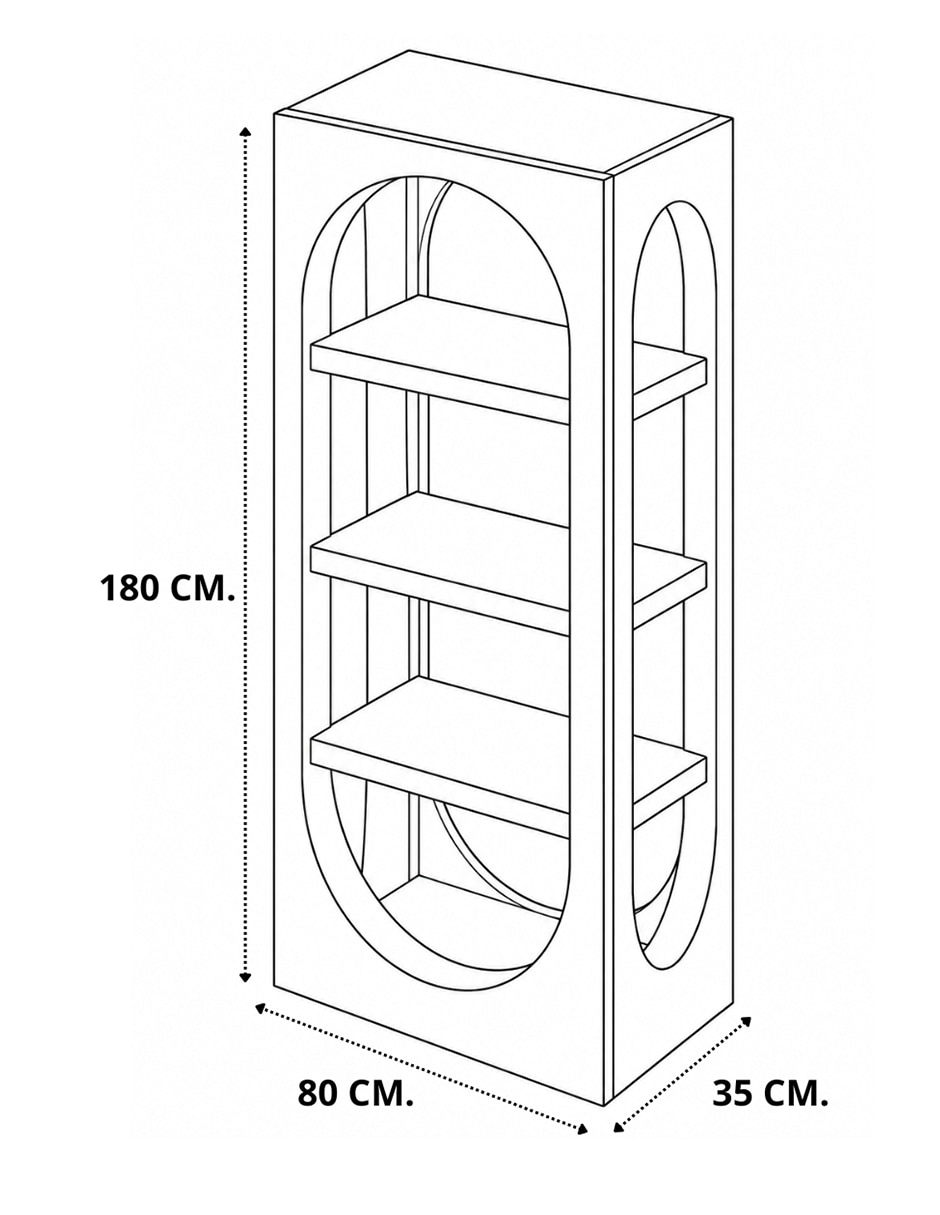 Librero armable de mdf 7