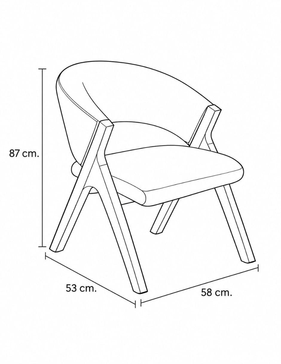 Juego de sillas 2 piezas italia natural de madera pino 10