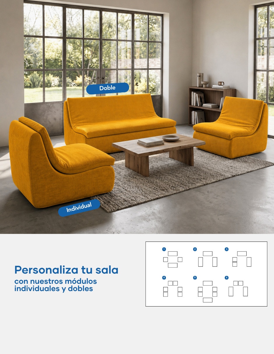 Sillón nova lux de espuma 3