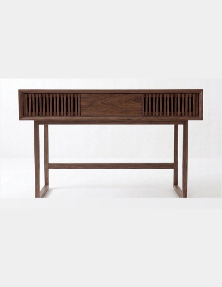 Consola muebles auxiliares de chapa madera