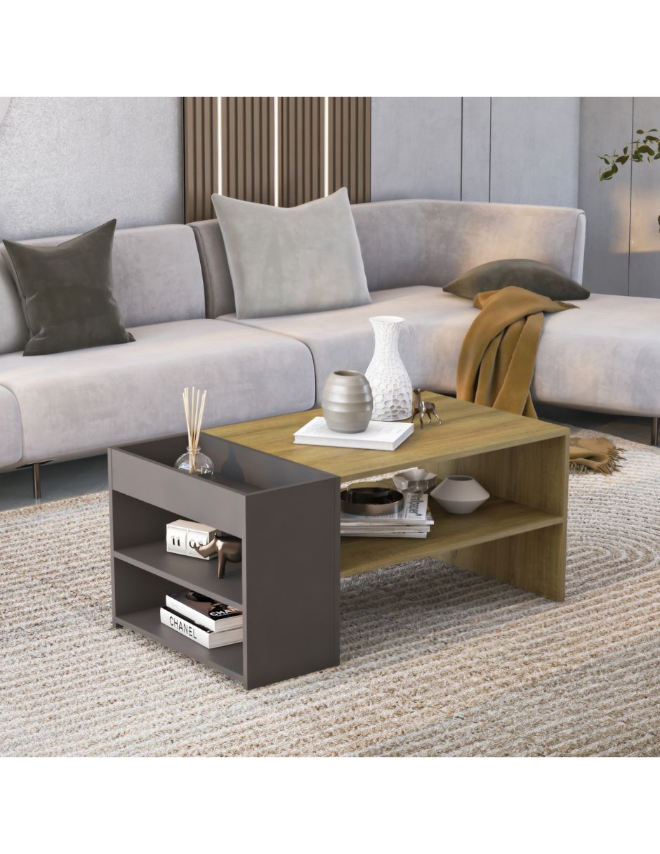 Mesa de centro armable de mdp 2