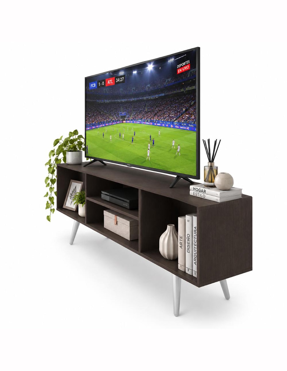 Mueble de tv armable expresso de mdf