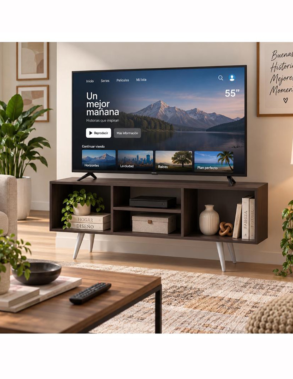 Mueble de tv armable expresso de mdf