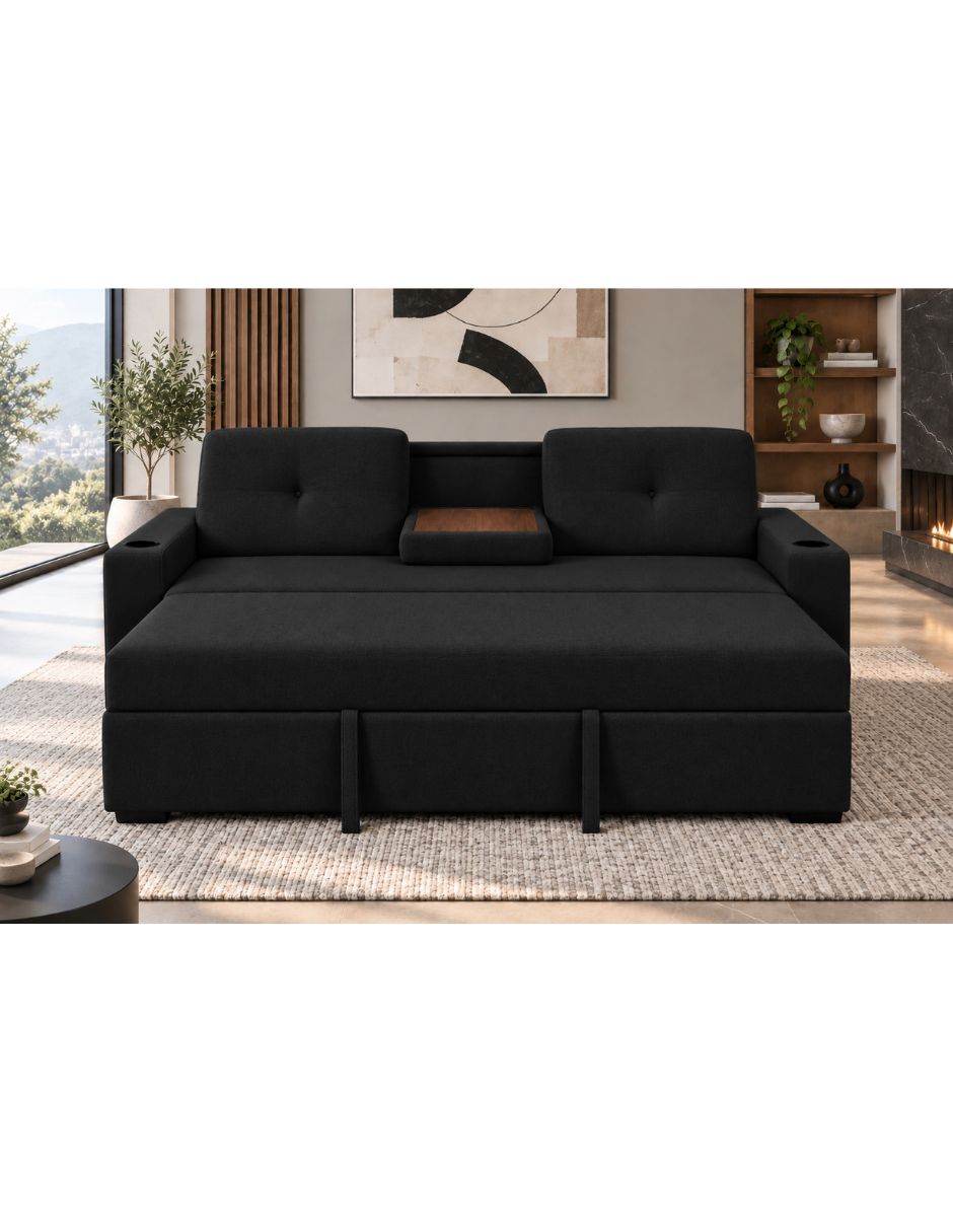 Sofá cama grace de tela 5