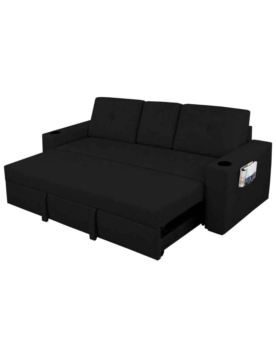 Sofá cama grace de tela 4