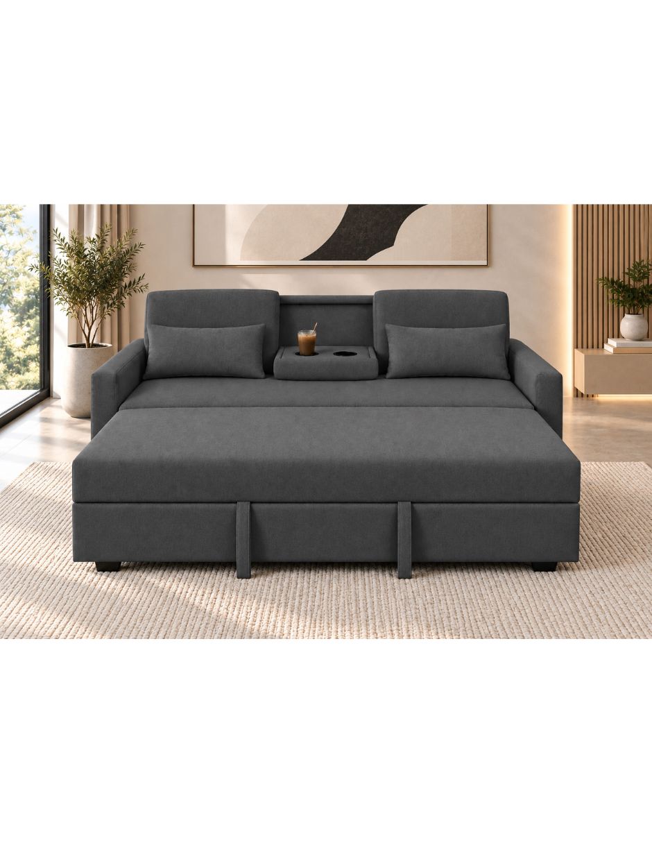 Sofá cama luciana de tela 6