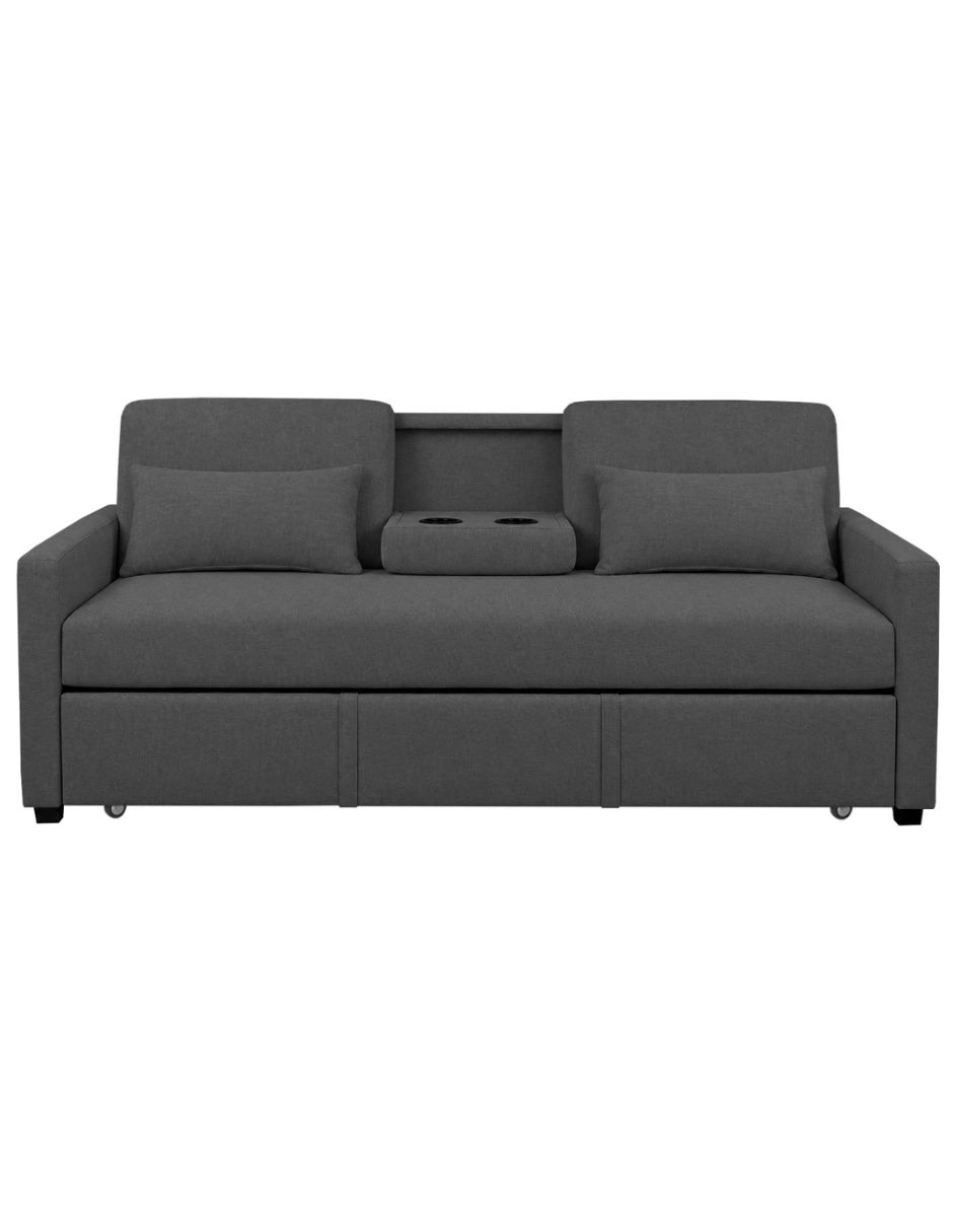 Sofá cama luciana de tela 2