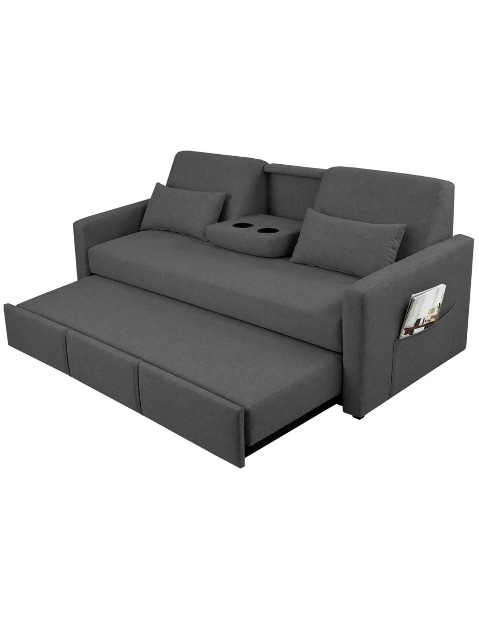 Sofá cama luciana de tela 3