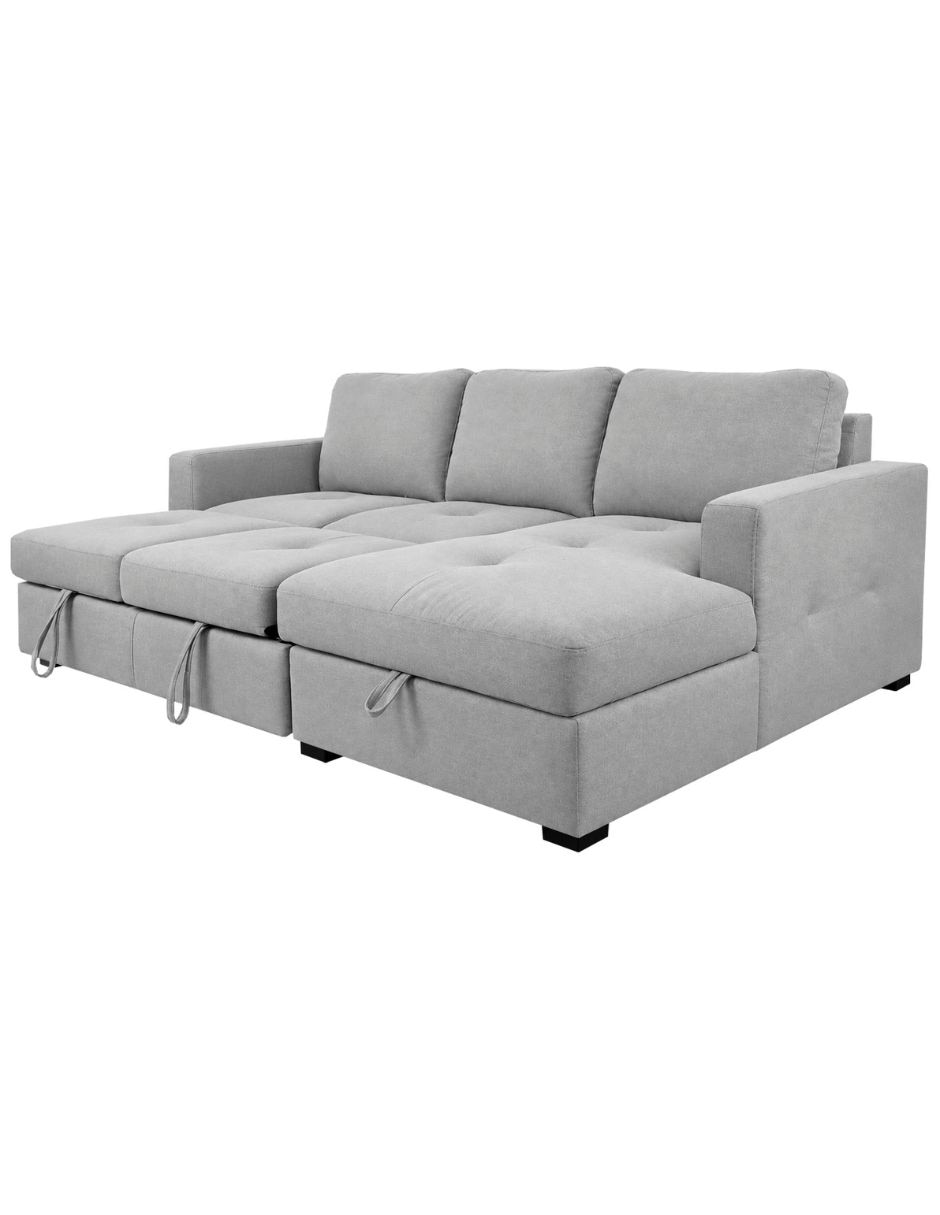 Sala modular derecha romance de tela 4