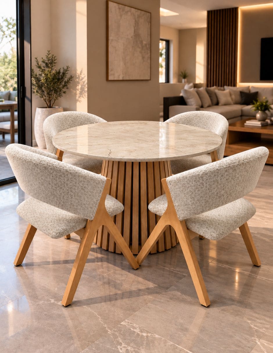 Comedor Italy para 4 persona de Mármol Comedor Italy para 4 persona de Mármol