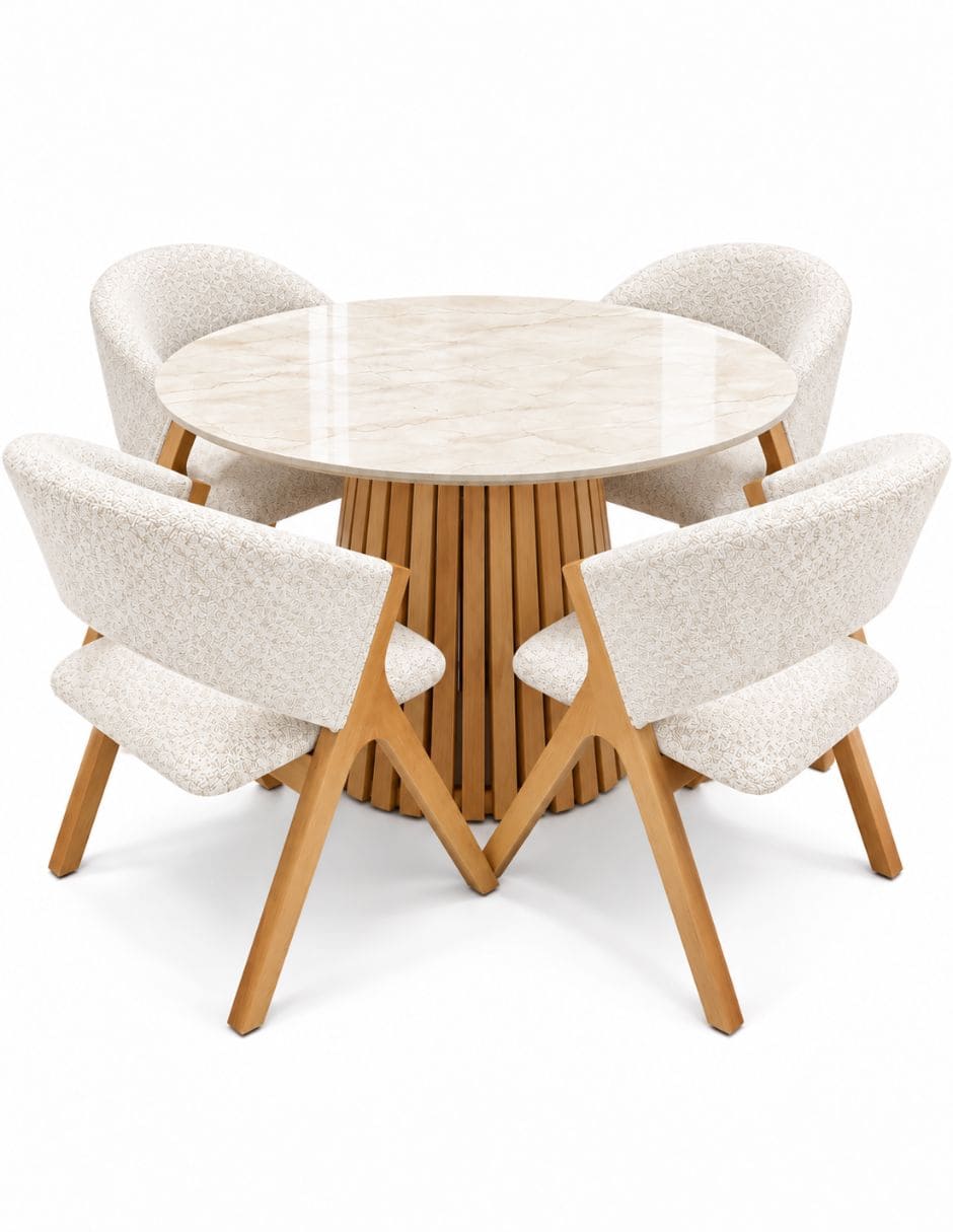 Comedor Italy para 4 persona de Mármol 3