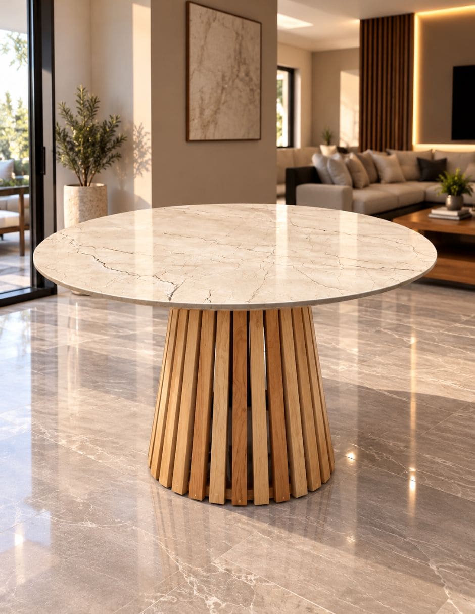 Comedor Italy para 4 persona de Mármol 11