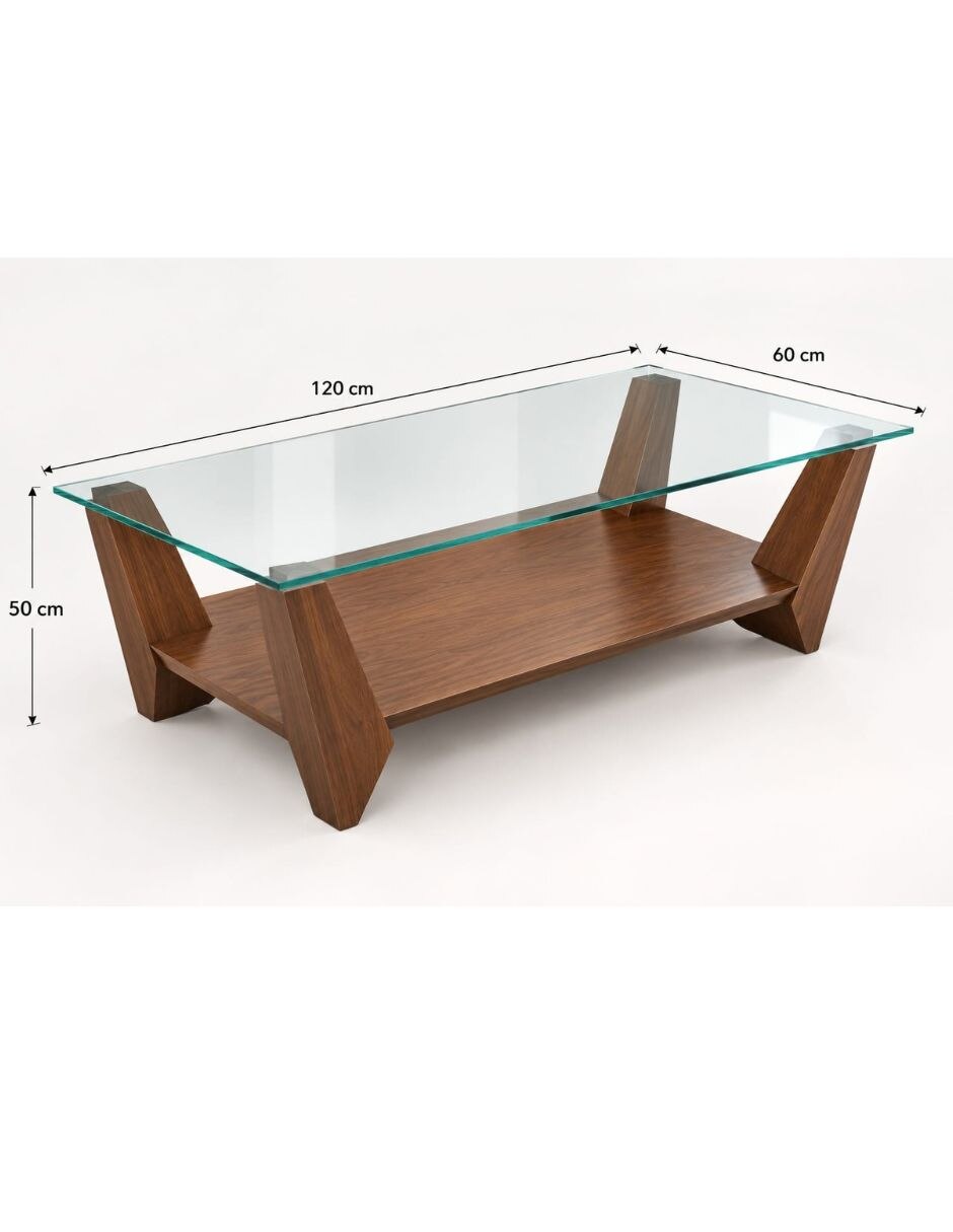 Mesa de centro de madera pino 5