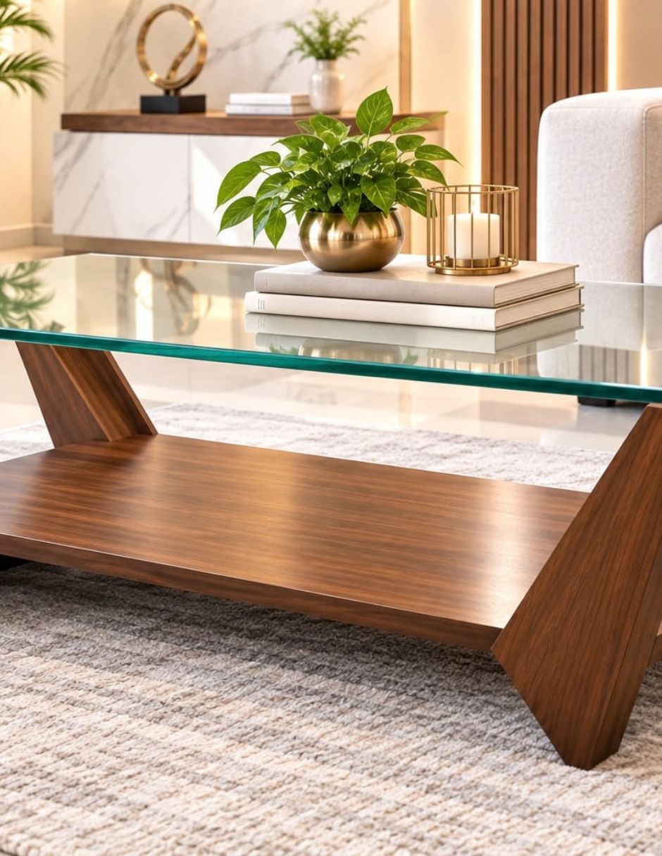 Mesa de centro de madera pino 3