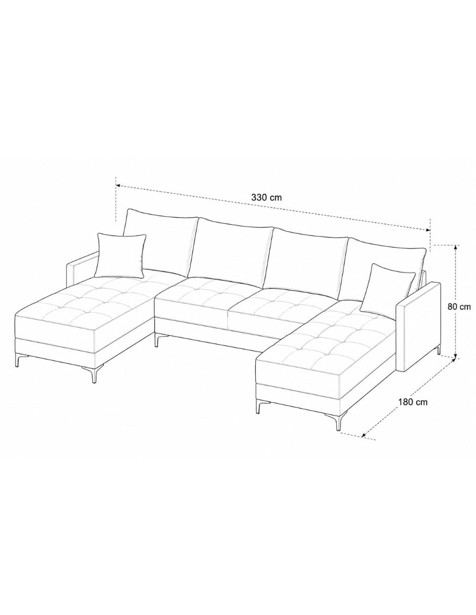 Sala modular Adonia de Tela 4