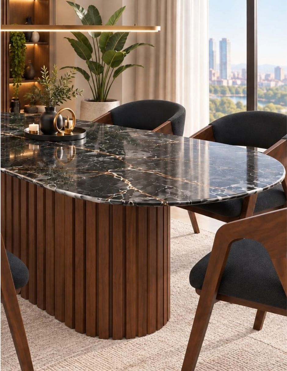 Comedor para de mármol 2