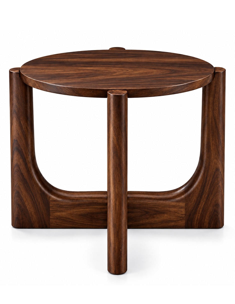 Mesa de centro armable de madera parota
