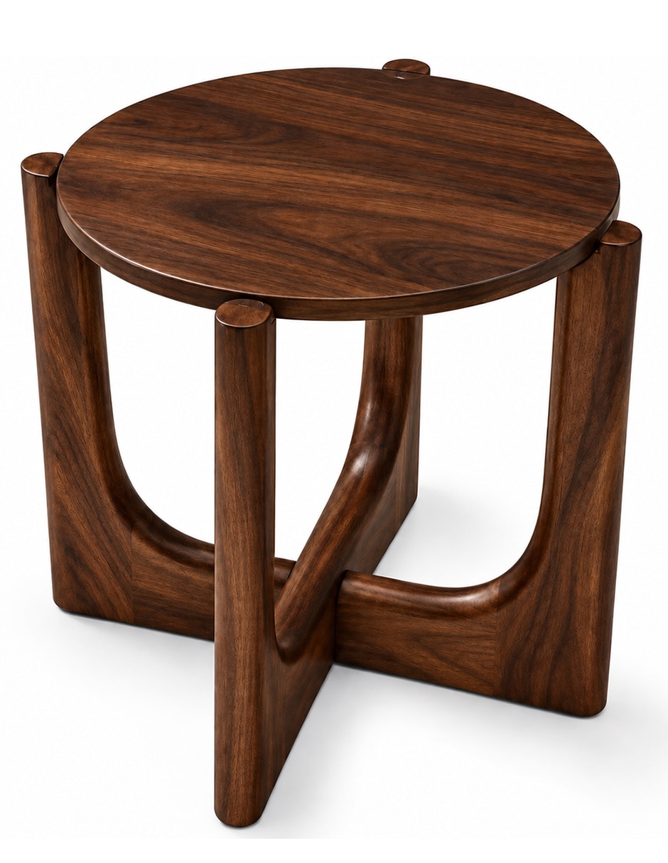 Mesa de centro armable de madera parota 3