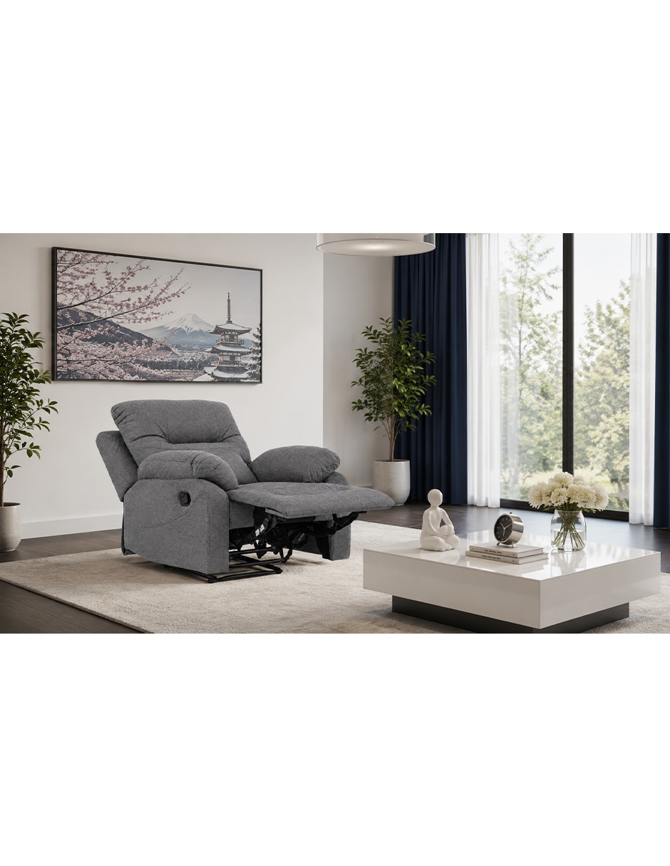 Reclinable Polo de Tela 7