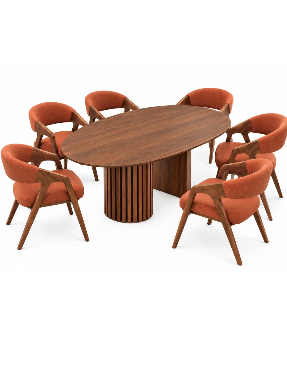 Comedor para de madera de pino