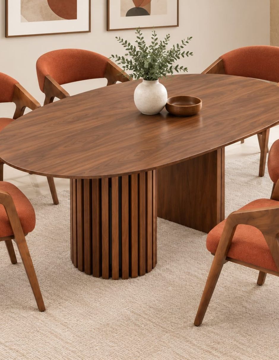 Comedor para de madera de pino 3