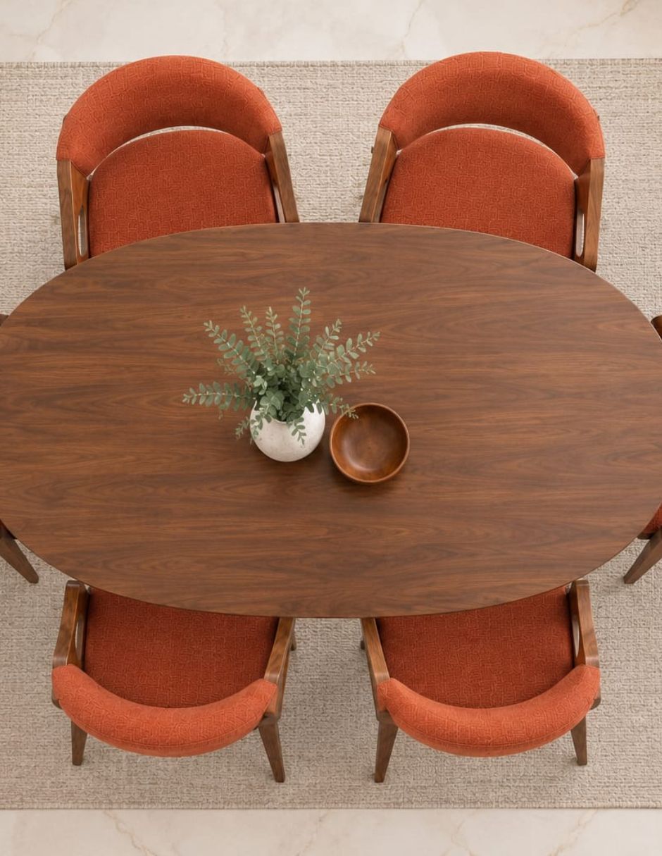 Comedor para de madera de pino 4