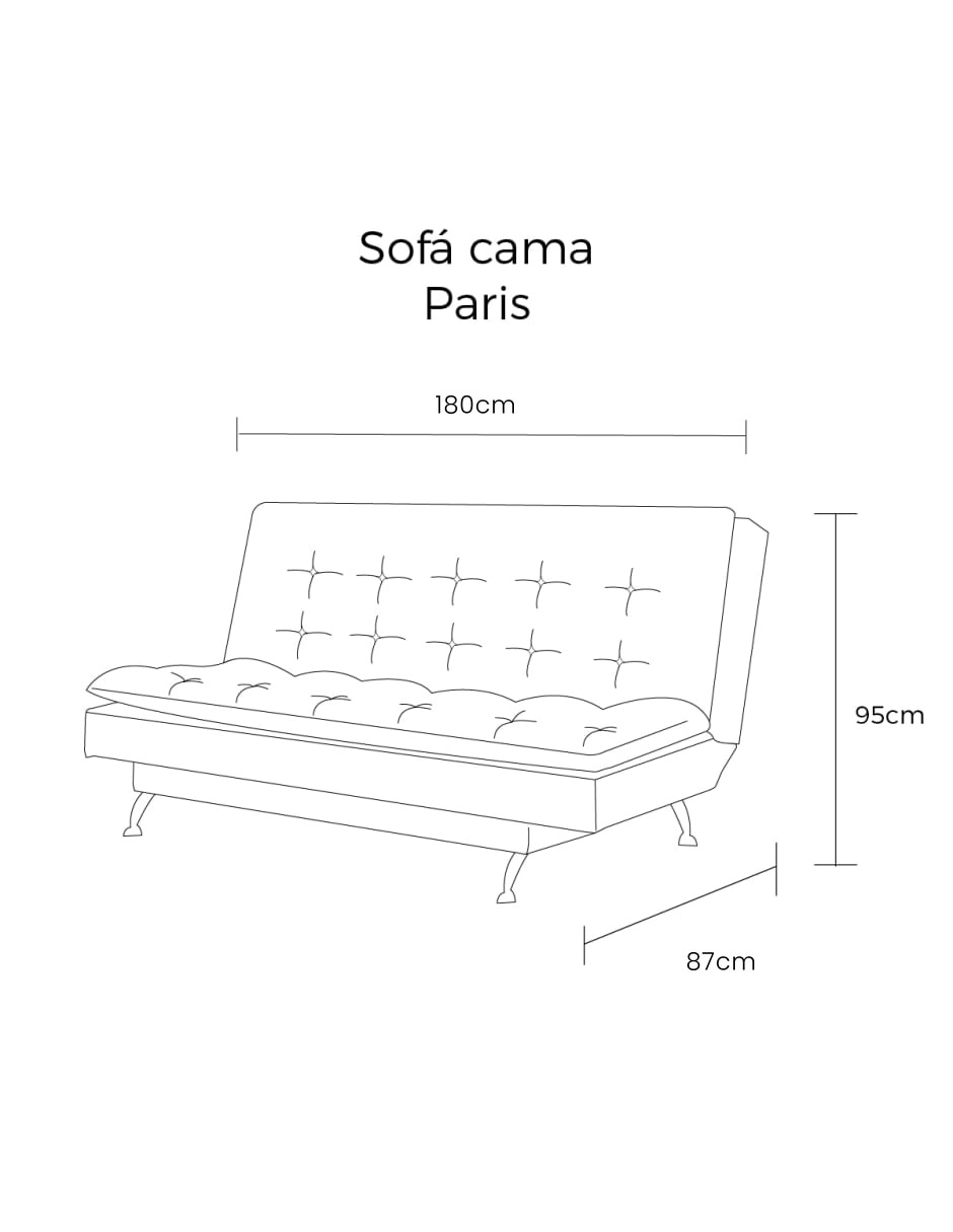 Sofá cama armable de madera pino 8