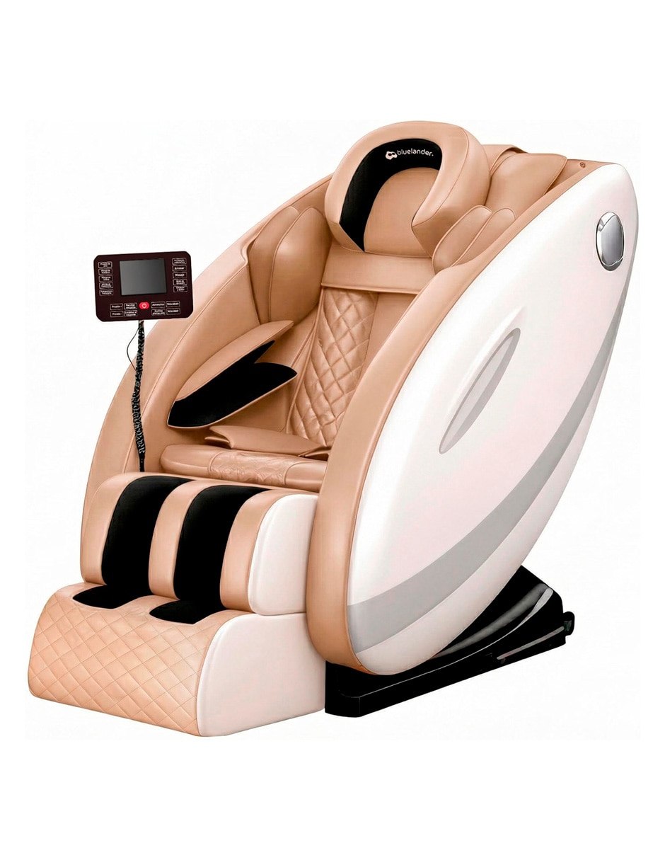 Sillón masaje Sillón de Masaje 8D Gravedad Cero de Cuerpo Completo BLUELANDER de Mezcla de materiales Sillón masaje Sillón de Masaje 8D Gravedad Cero de Cuerpo Completo BLUELANDER de Mezcla de materiales