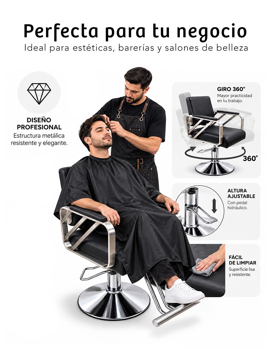 Silla 1 piezas de Acero inoxidable 5
