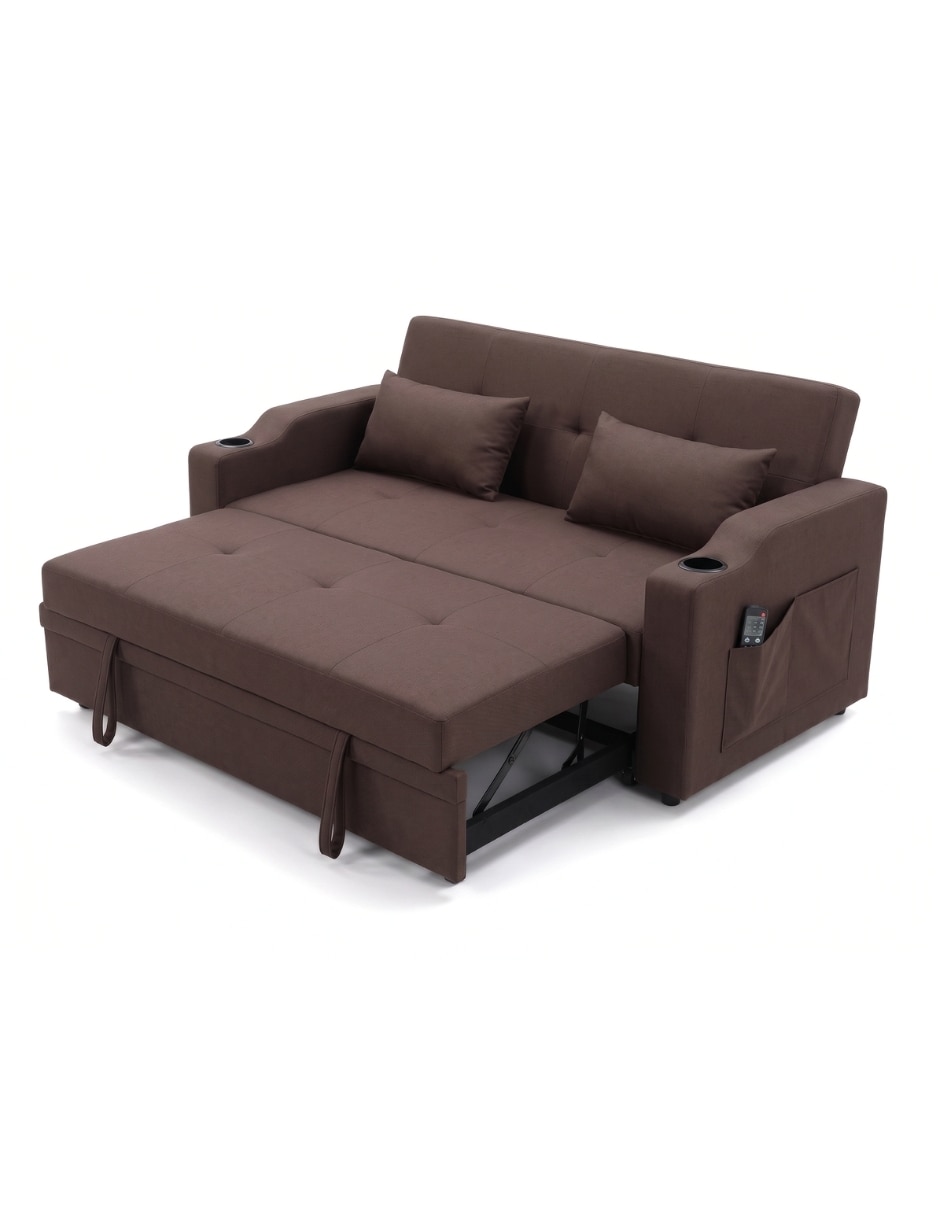 Sofá cama armable Sander de poliéster