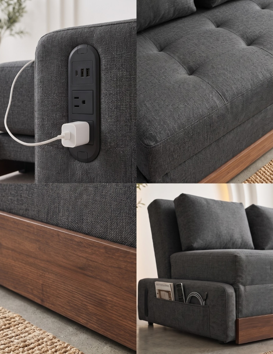 Sofá cama armable floid 6