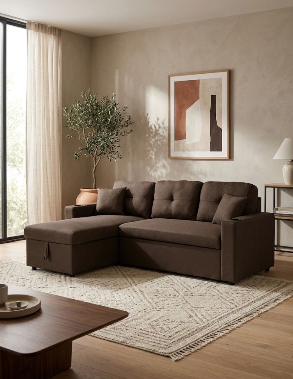 Futón/Sofá cama Sí Wayfair de Poliéster 5