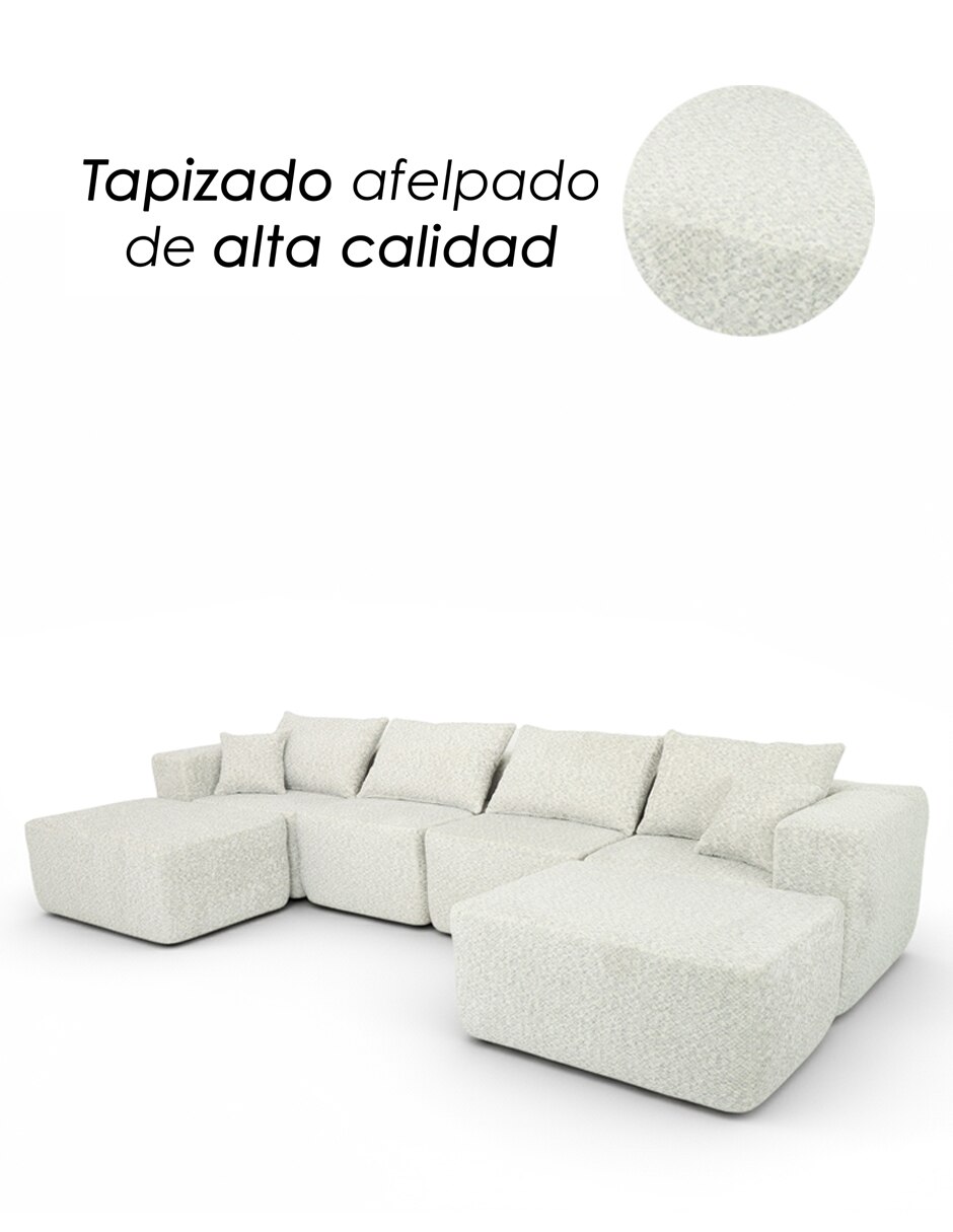 Sofá módulo esquinero de Tela 5