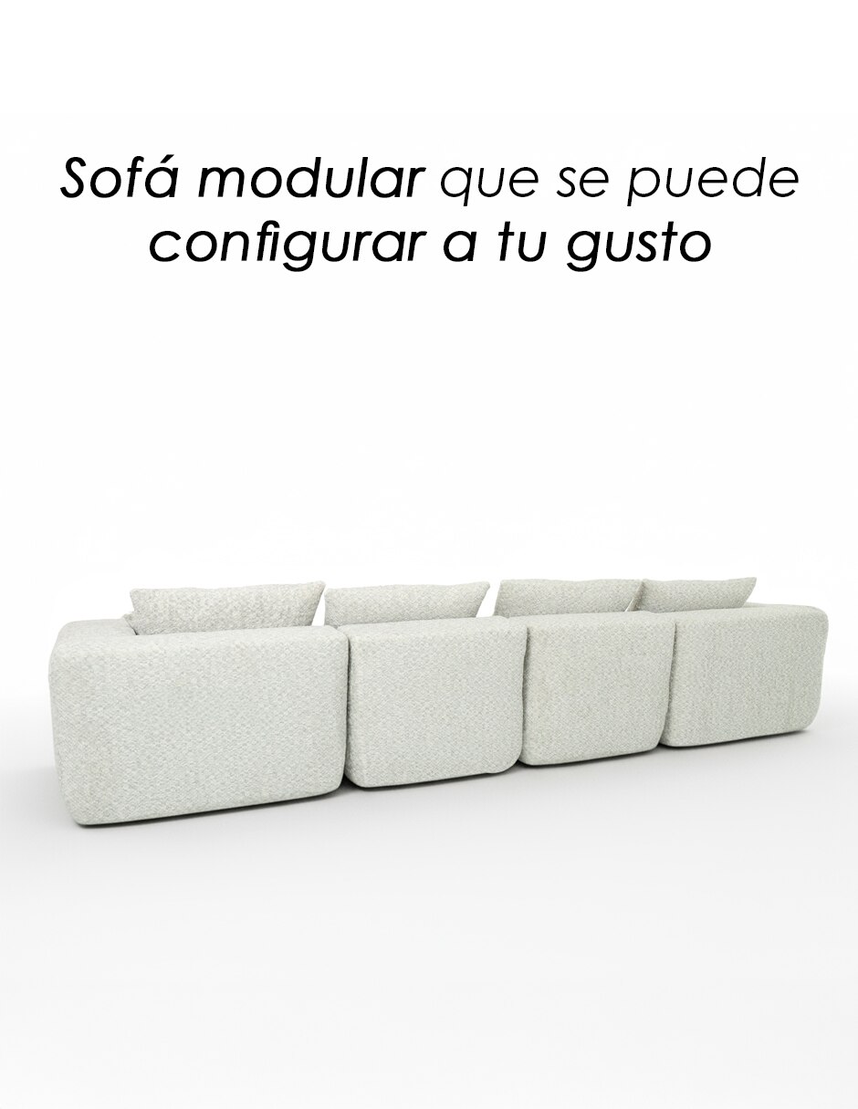 Sofá módulo esquinero de Tela 6
