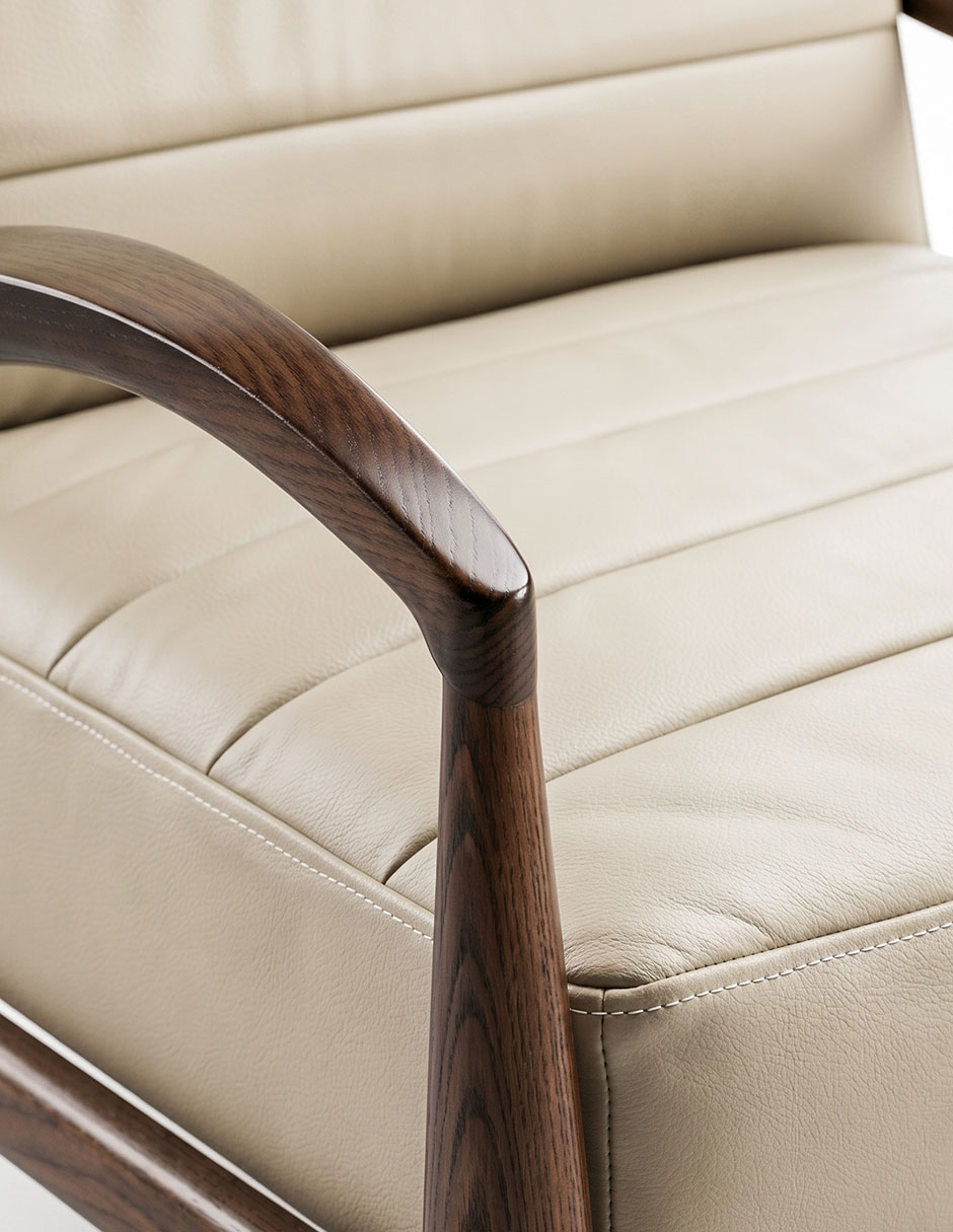 Sillón Gloria de Piel bovino 3