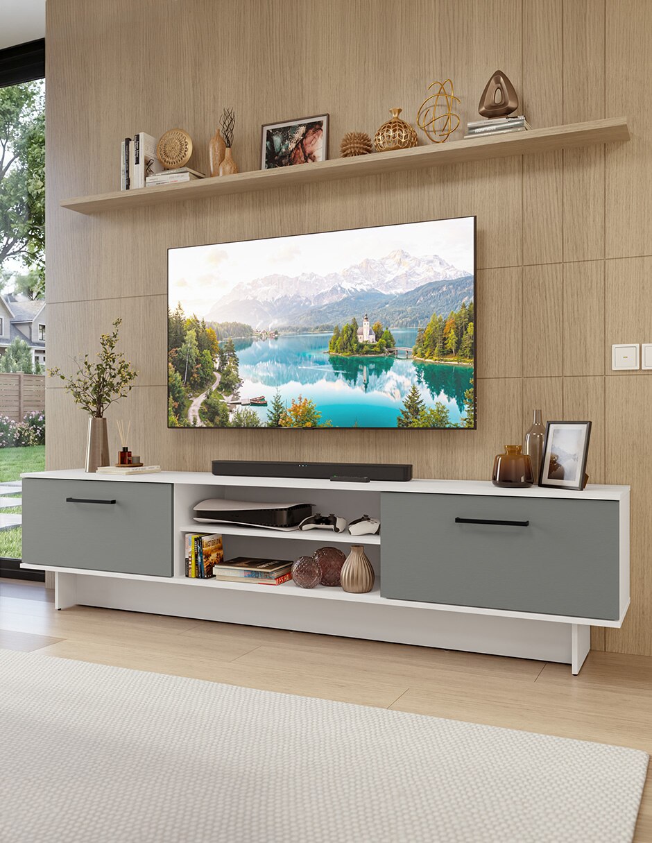 Mueble de tv armable agata de mdp 11