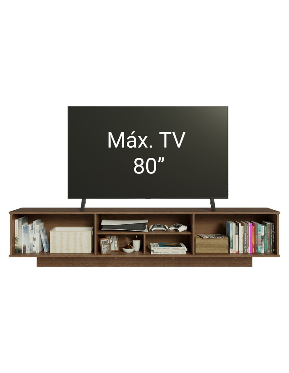 Mueble flotante para tv armable agata de mdp 11