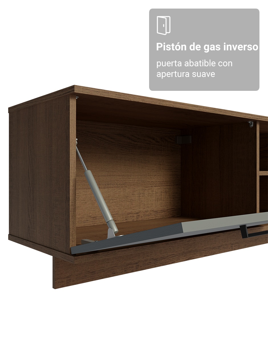 Mueble flotante para tv armable agata de mdp 6