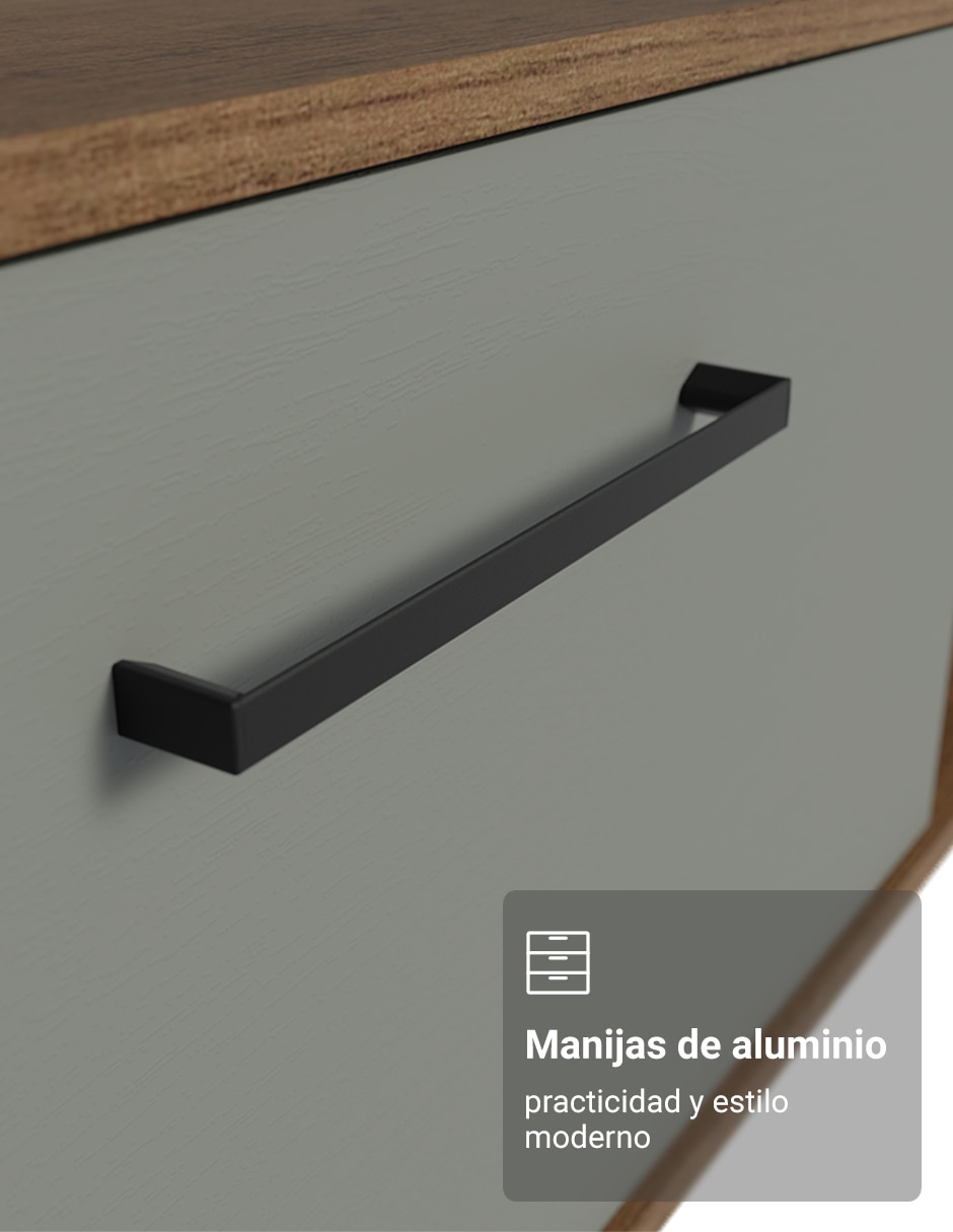 Mueble flotante para tv armable agata de mdp 7