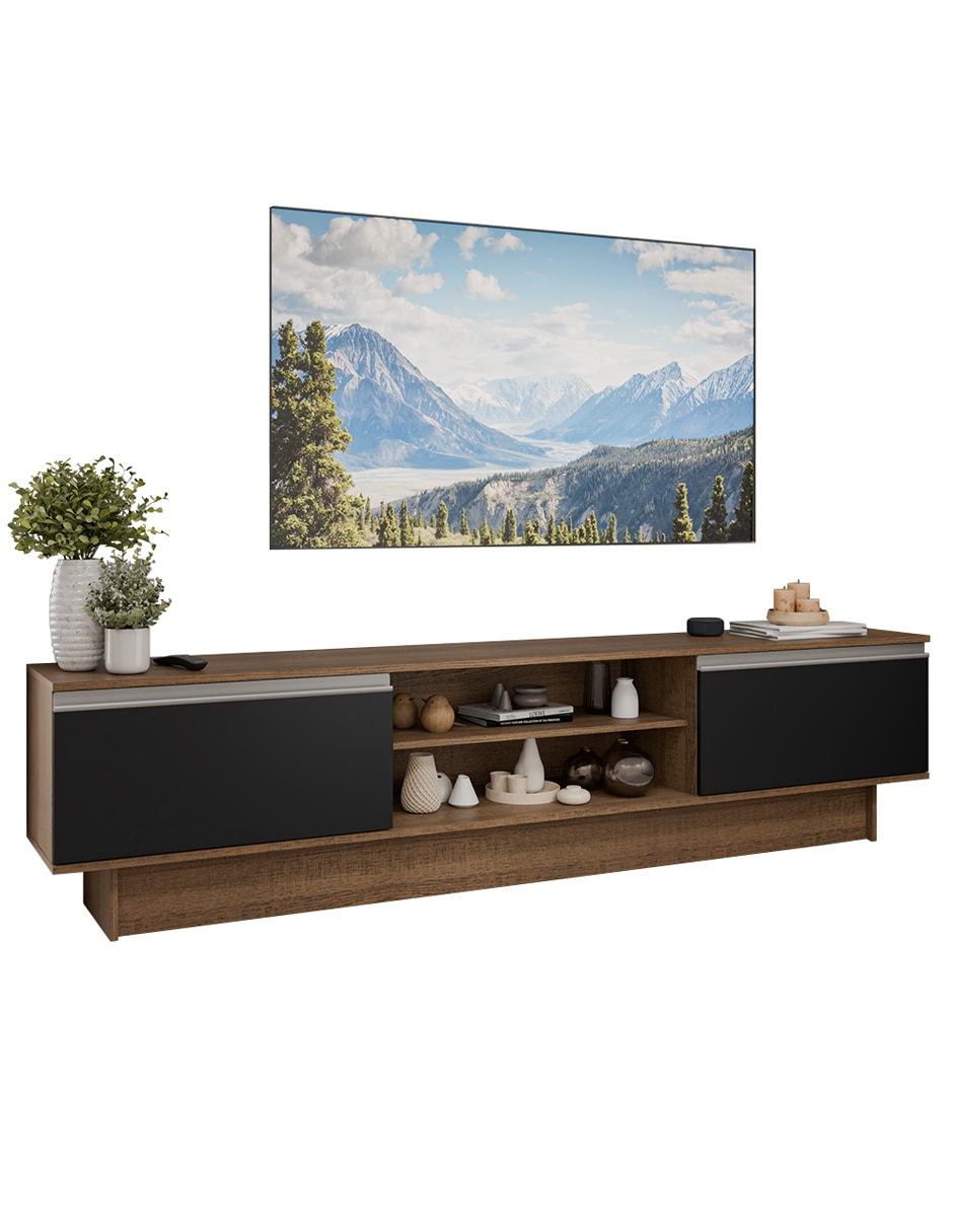 Mueble de tv armable glamy de mdp 2