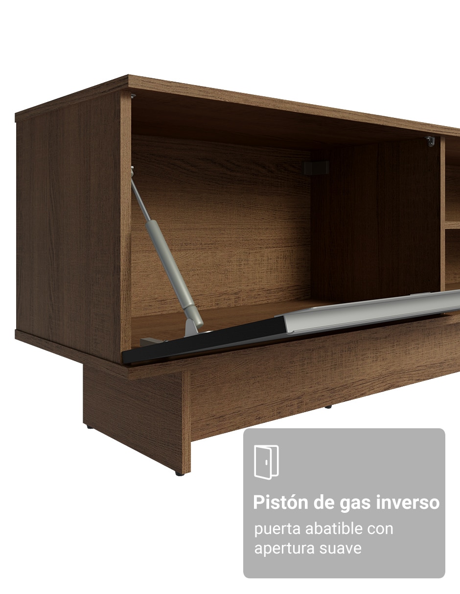 Mueble de tv armable glamy de mdp 6