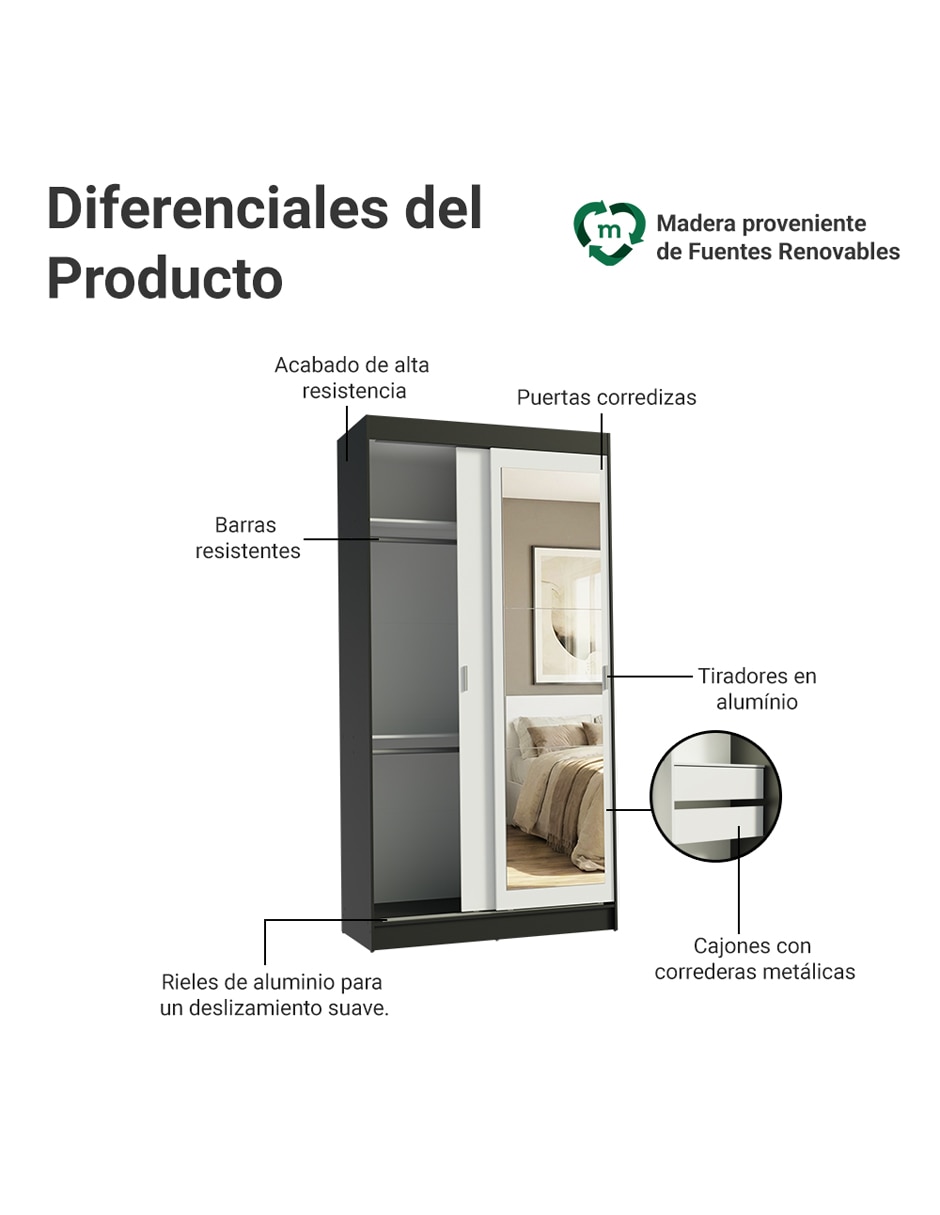 Ropero armable 1097771e de mdp 3
