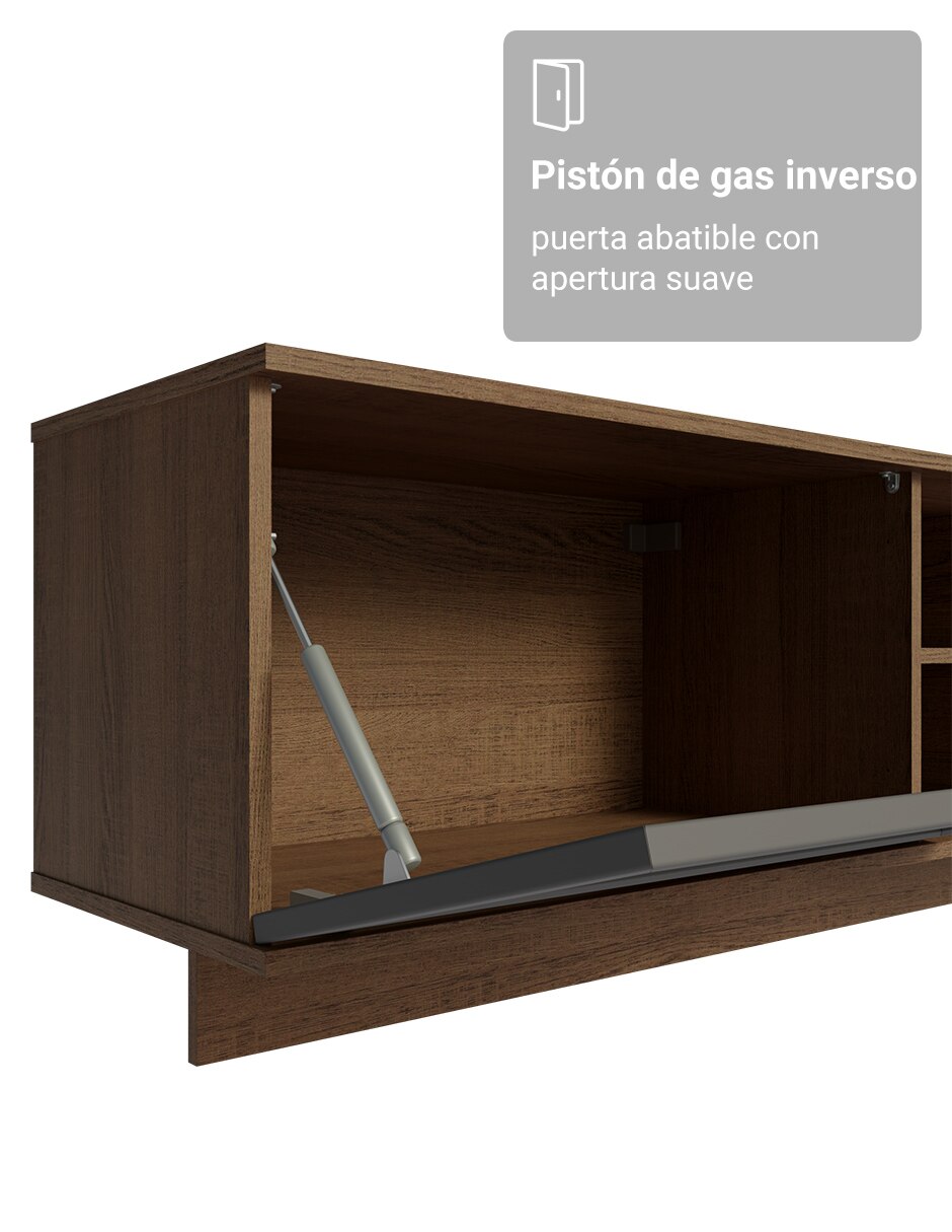 Mueble flotante para tv armable vik de mdp 6