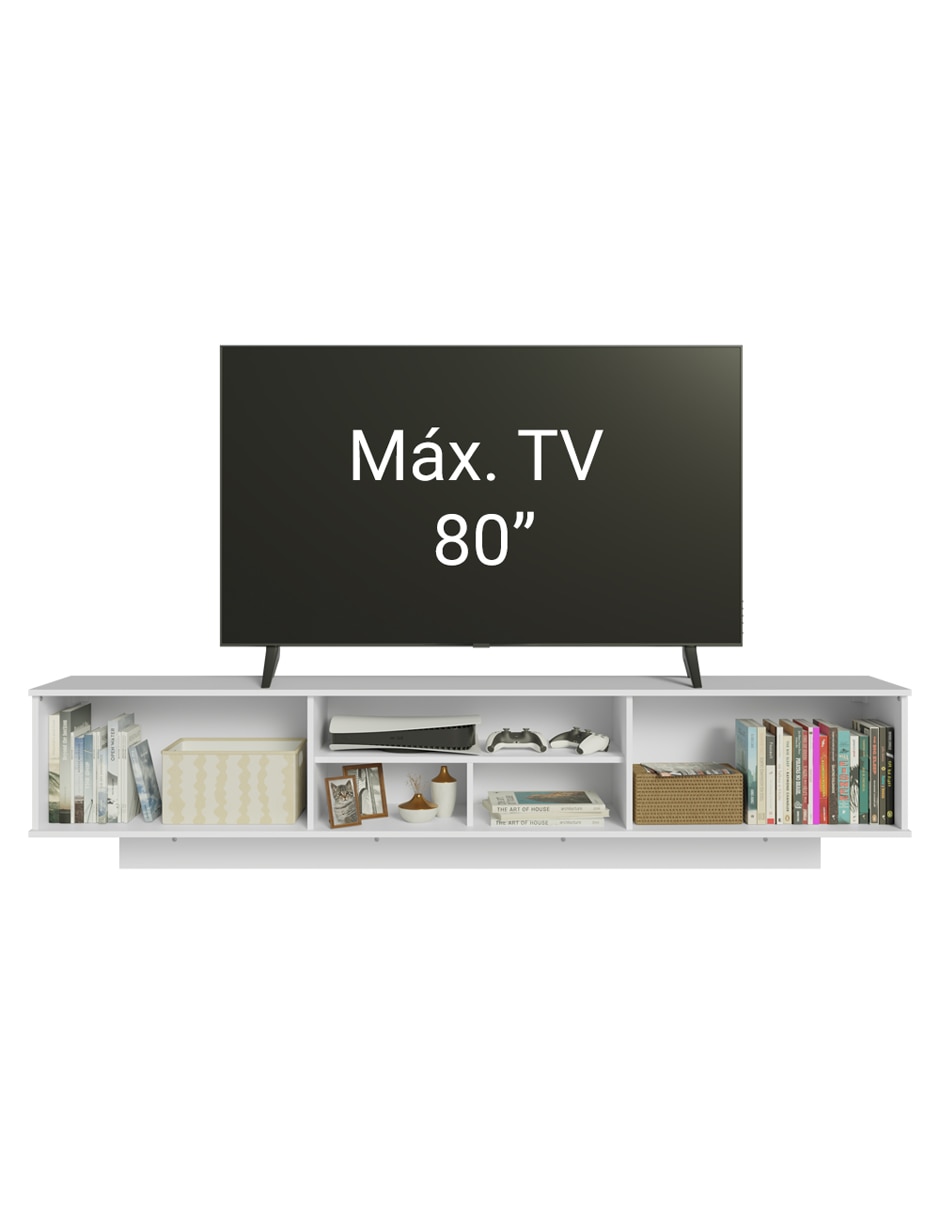 Mueble flotante para tv armable lux de mdp 11