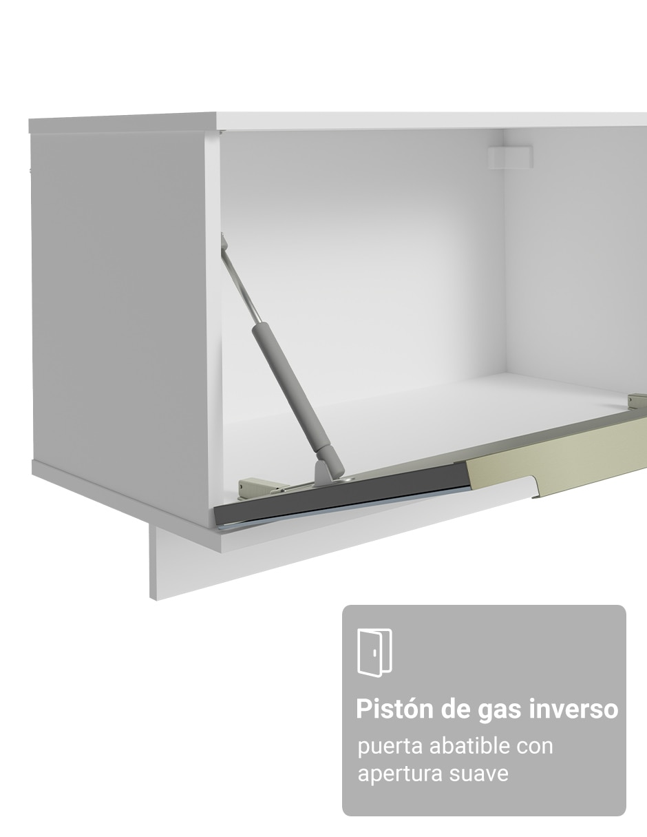 Mueble flotante para tv armable lux de mdp 6
