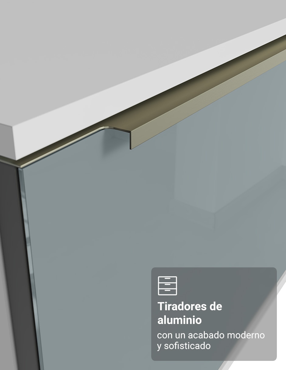 Mueble flotante para tv armable lux de mdp 7