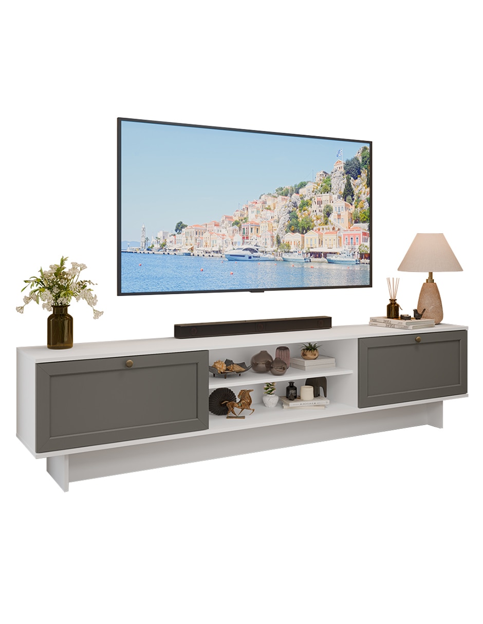 Mueble de tv armable vik de mdp 2
